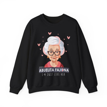 Remembering My Abuela Fajona Heavy Blend™ Crewneck Sweaters