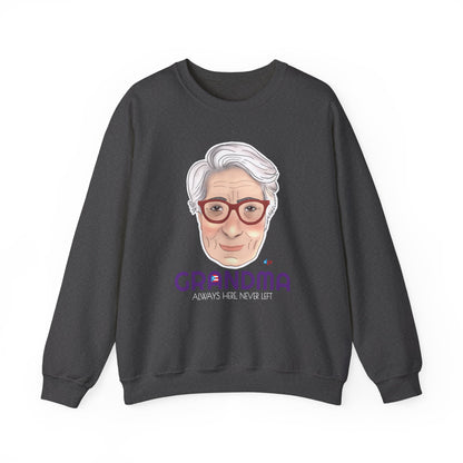 Abuela Boricua Always Here Never Left Heavy Blend™ Crewneck Sweatshirt