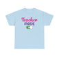 Teacher Mode ON - Back to School Boricua Teacher Heavy Cotton Tee
