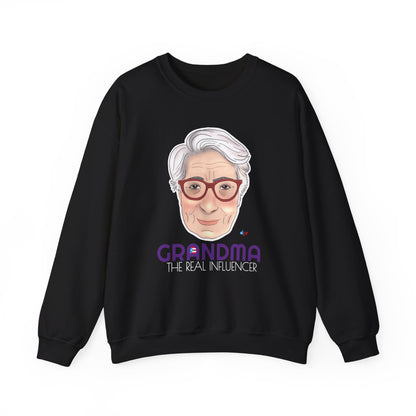 Grandma The real Influencer Heavy Blend™ Crewneck Sweatshirt