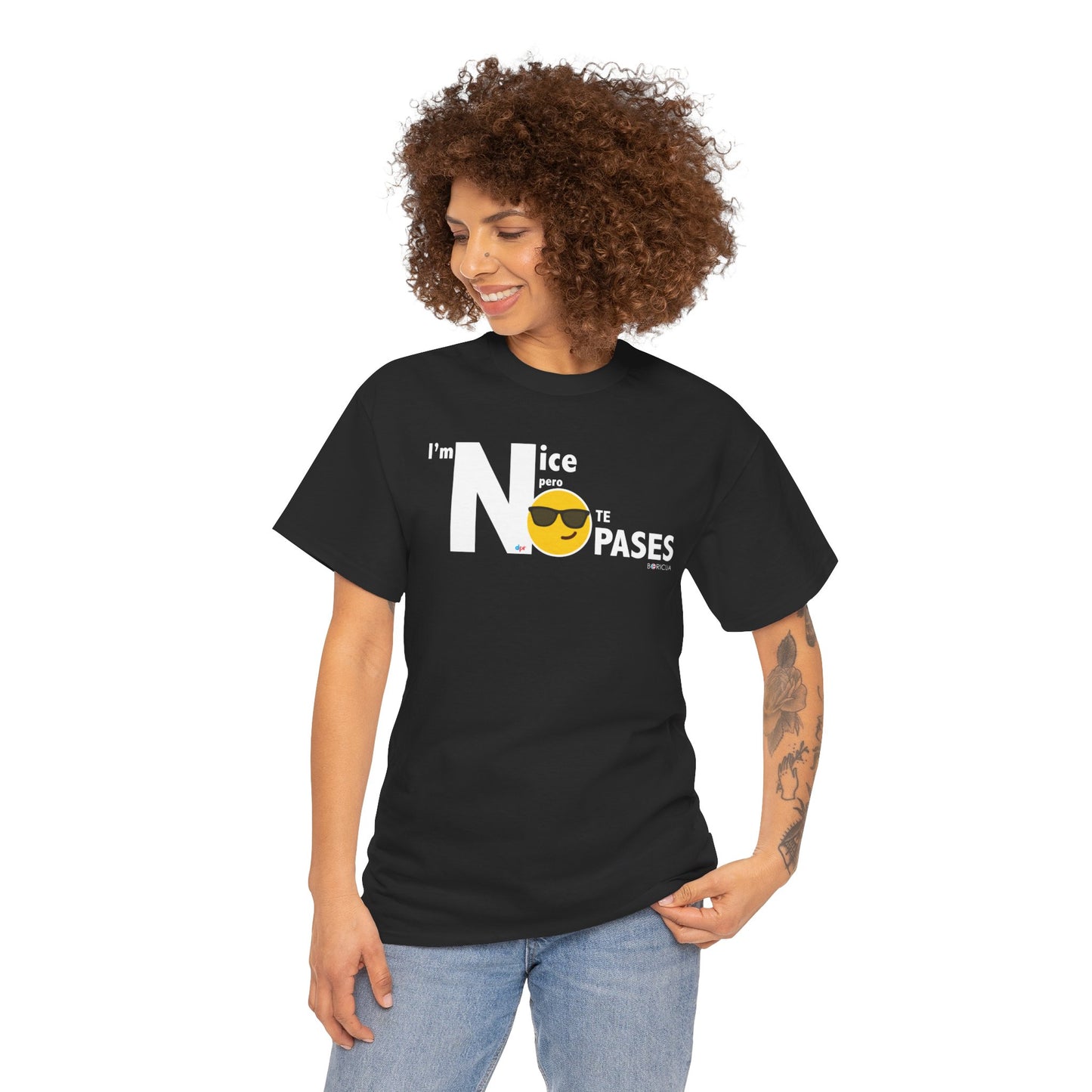 I'm Nice Boricua Unisex Heavy Cotton Tee