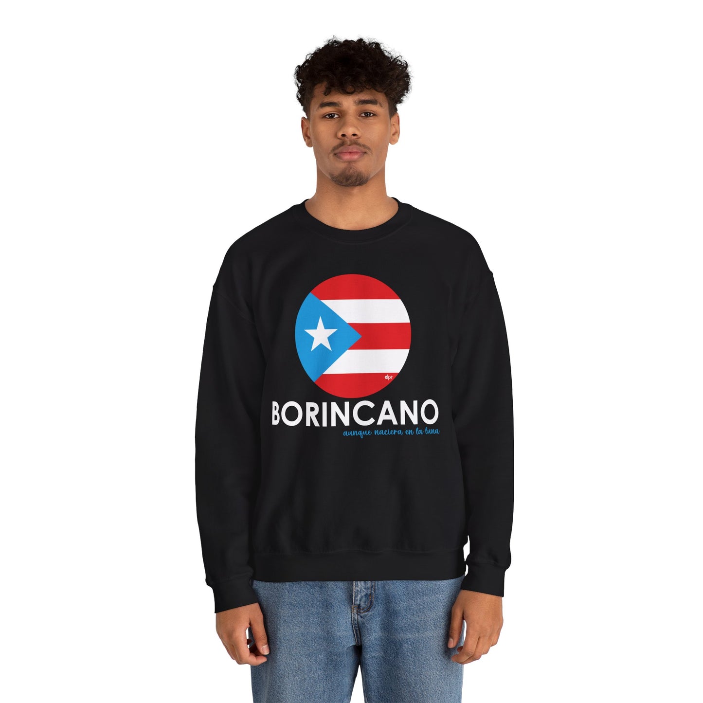 BORINCANO BANDERA Unisex Heavy Blend™ Crewneck Sweaters