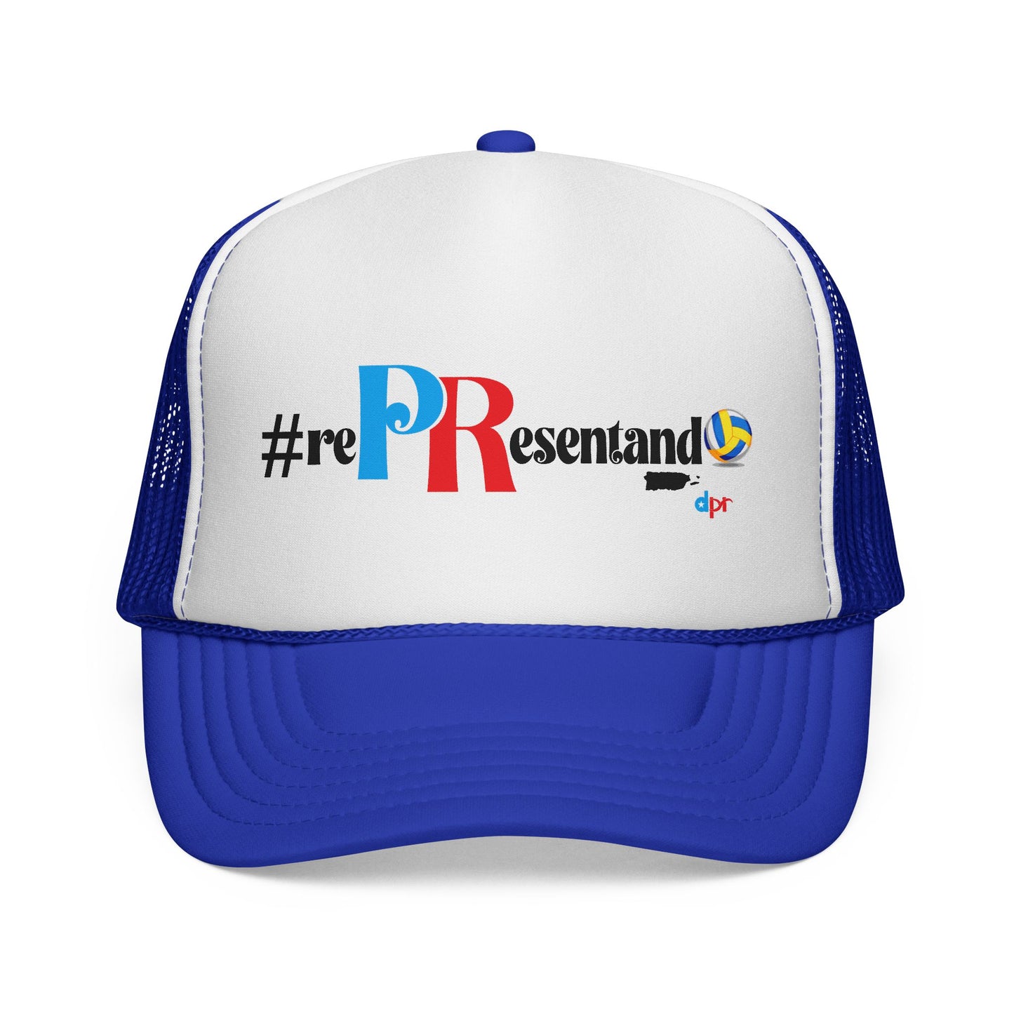 RePResentando Volleyball Puerto Rican Pride Trucker Caps FREE SHIPPING