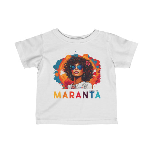 Maranta Boricua Girl Infant Fine Jersey Tee