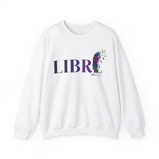 LIBRE BORICUA Unisex Heavy Blend™ Crewneck Sweaters