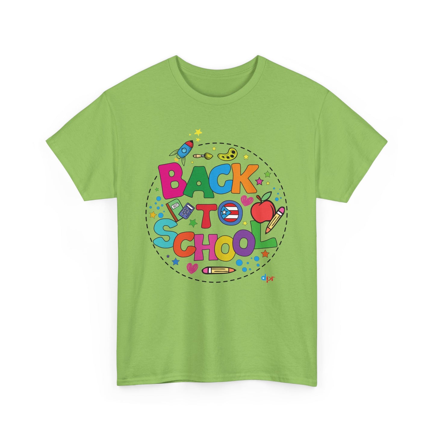 Back to School Boricua Student Heavy Cotton Tee
