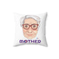 Mamá Boricua Always Here Never Left Spun Polyester Square Pillow