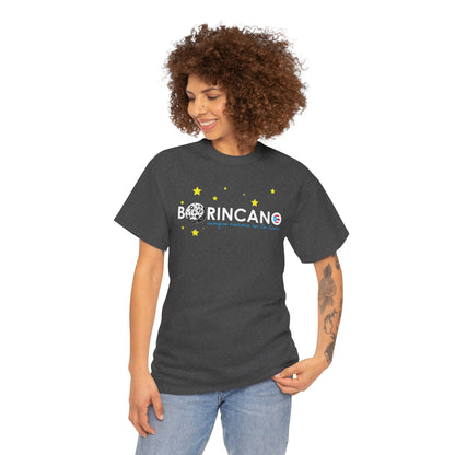 BORINCANO aunque naciera en la luna STARS Unisex Heavy Cotton Tee