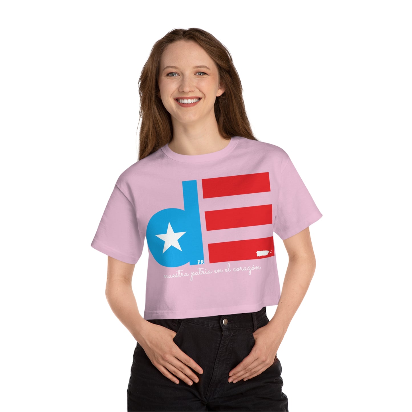 Dpr MAPA Puerto Rico Flowy Cropped Tee