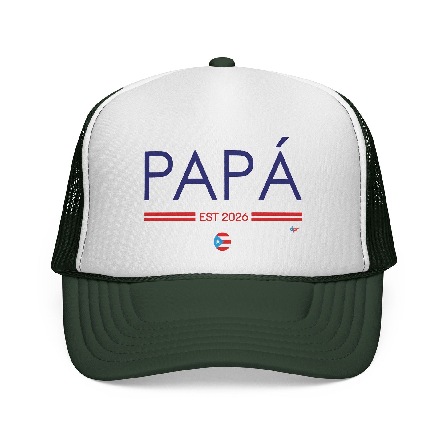 Copy of Papá Established 2026 Puerto Rican Pride Trucker Caps FREE SHIPPING