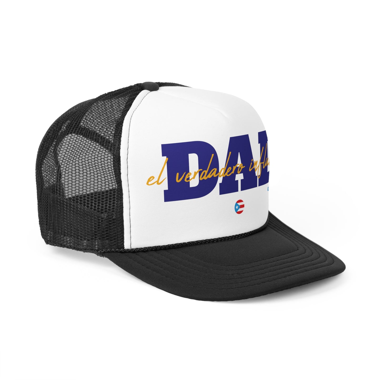 DAD El Verdadero Influencer Puerto Rican Pride Trucker Caps FREE SHIPPING