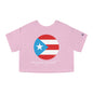 Puerto Rico Always in my Heart Women's Flowy Cropped Tee