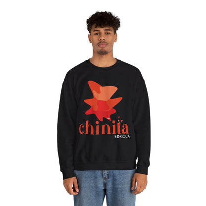 Chinita Boricua Unisex Heavy Blend™ Crewneck Sweaters