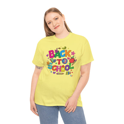 Back to School Boricua Teacher Heavy Cotton Tee