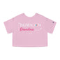 Bendicion Grandma Boricua Flowy Cropped Tee