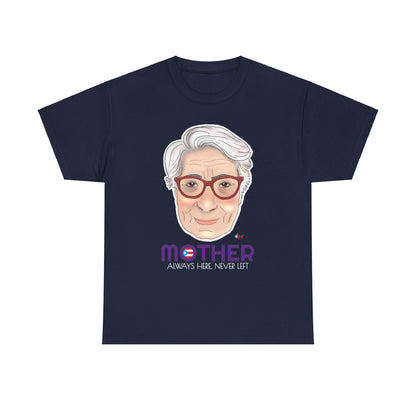 Mamá Boricua Always Here Never Left Heavy Cotton Tee