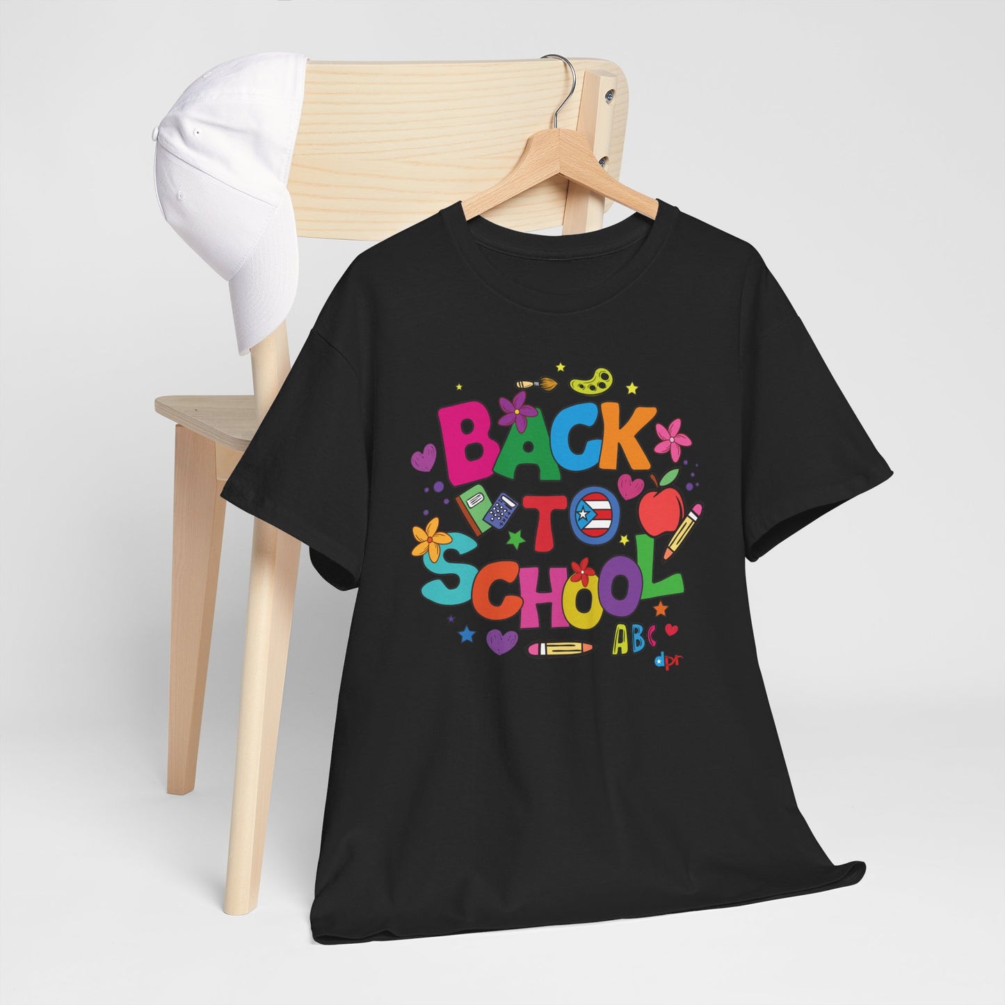 Back to School Boricua Teacher Heavy Cotton Tee