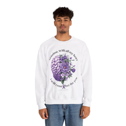 GRANDMA I Will Remember for You Heavy Blend™ Crewneck Sweaters