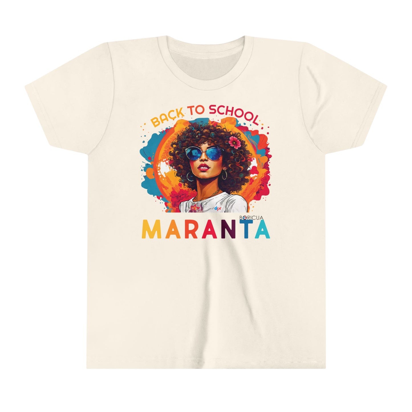 Back to School Maranta Boricua Youth Short Sleeve Tee