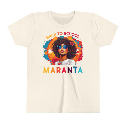 Back to School Maranta Boricua Youth Short Sleeve Tee