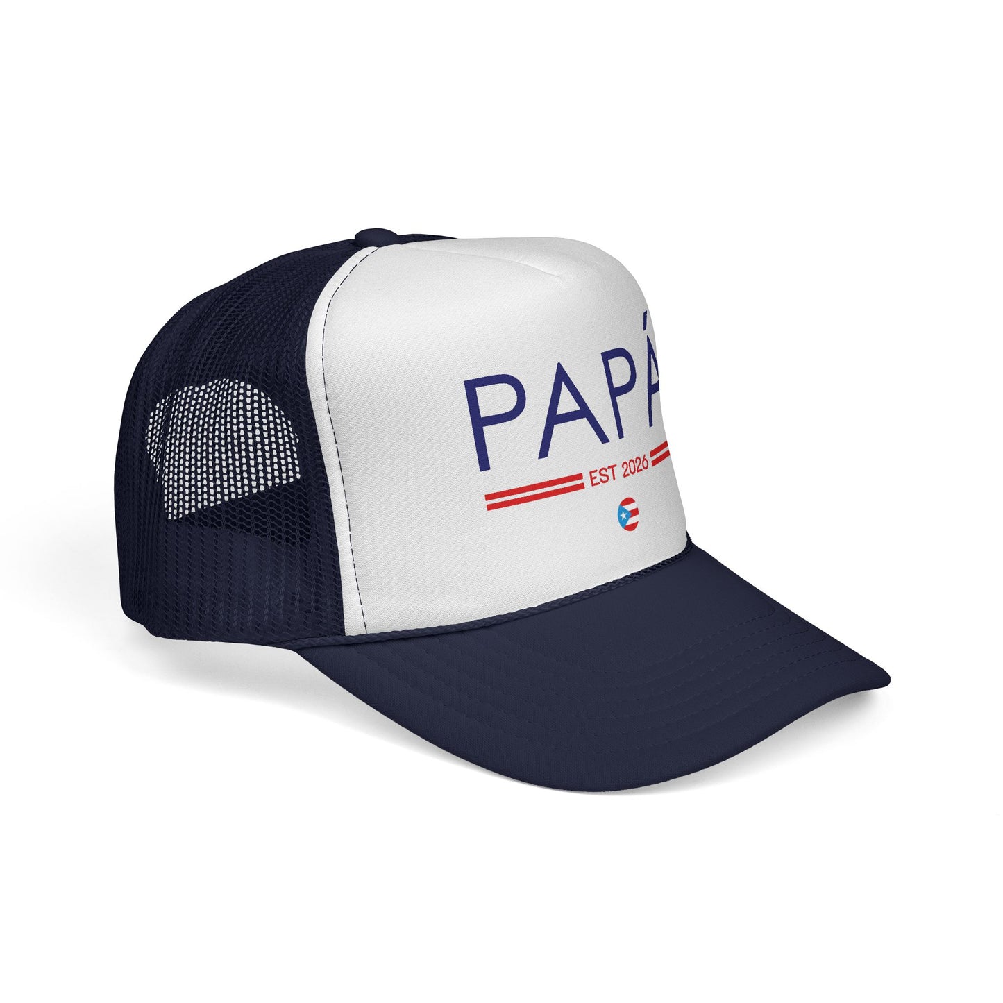 Copy of Papá Established 2026 Puerto Rican Pride Trucker Caps FREE SHIPPING