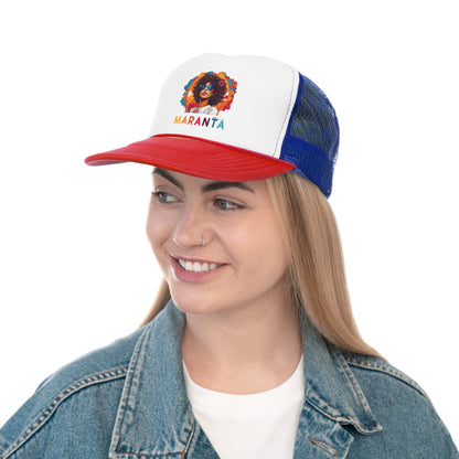 Maranta Flow Boricua Puerto Rican Pride Trucker Caps FREE SHIPPING