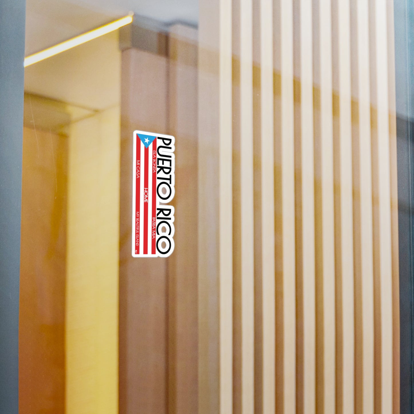 Puerto Rico HOME Waterproof Kiss-Cut Vinyl Decals