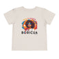 Back to School Boricua Girl Flow Black Toddler Short Sleeve Tee