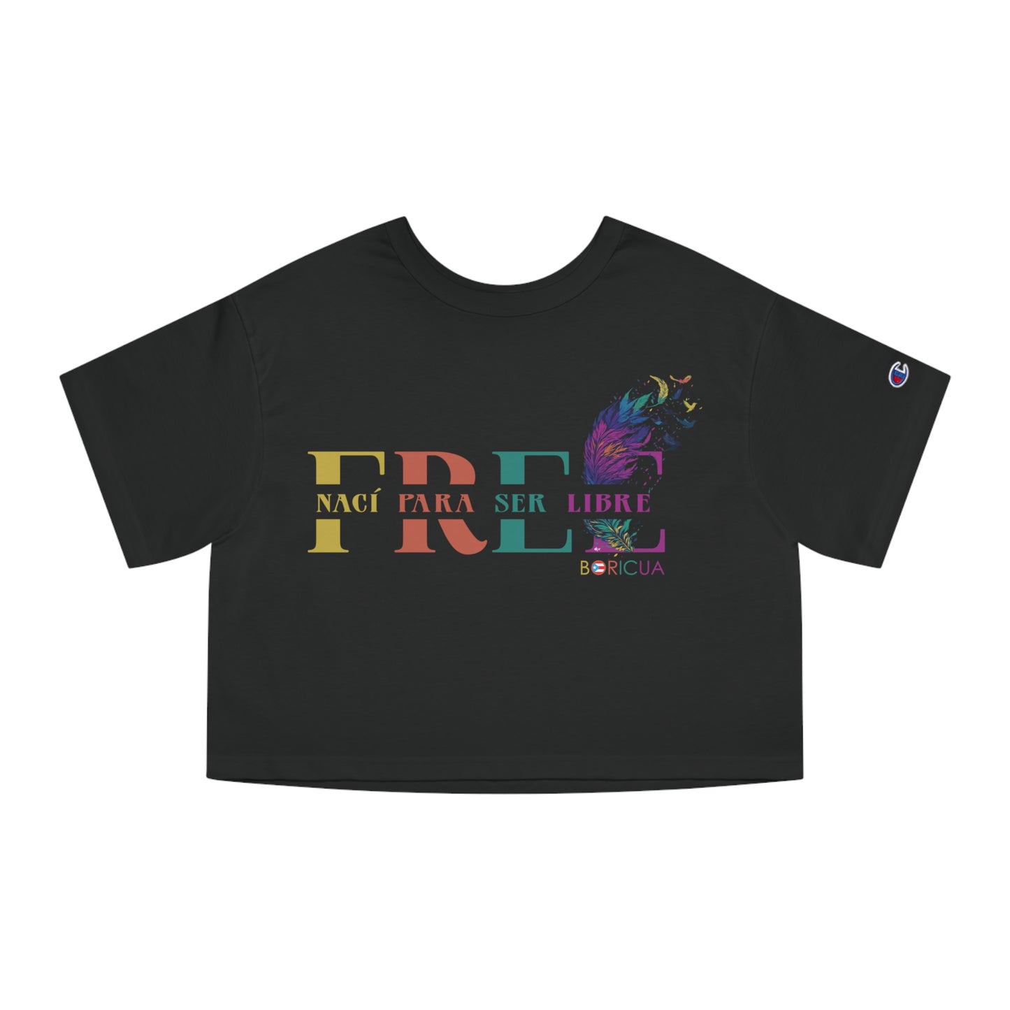 Free Nací para ser libre Flowy Cropped Tee