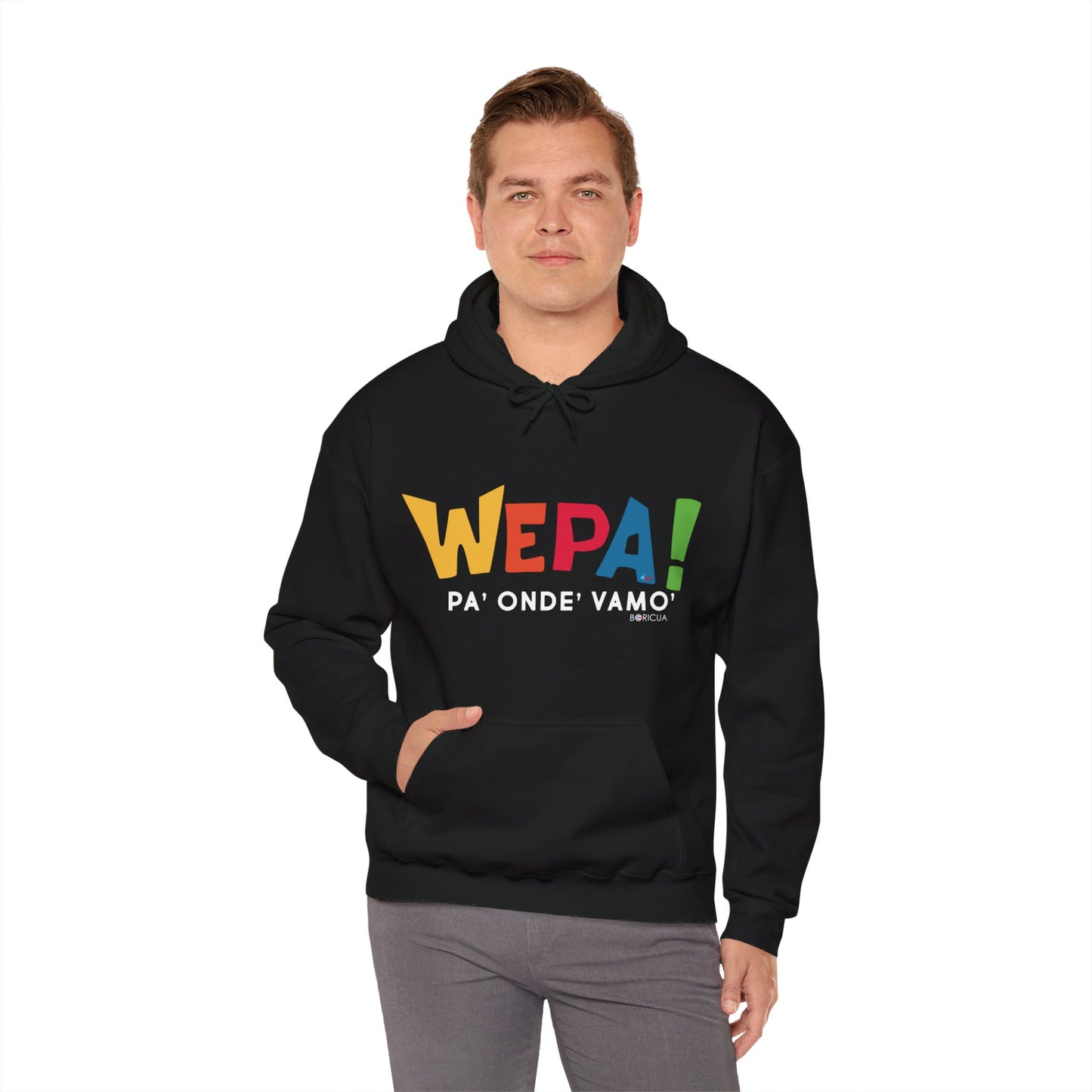 Wepa Boricua! Unisex Heavy Blend™ Boricua-Style Hoodies