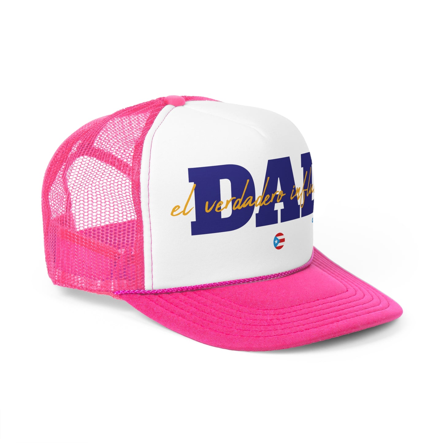 DAD El Verdadero Influencer Puerto Rican Pride Trucker Caps FREE SHIPPING