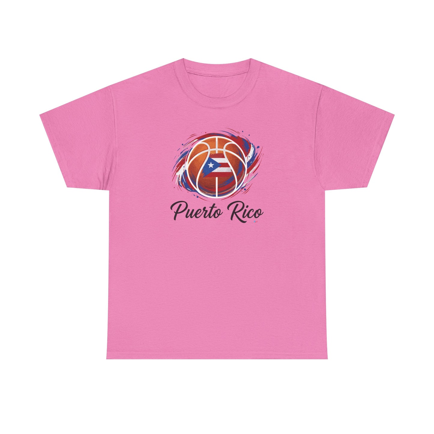 Puerto Rico Basketball Flag | Unisex Heavy Cotton T-Shirt