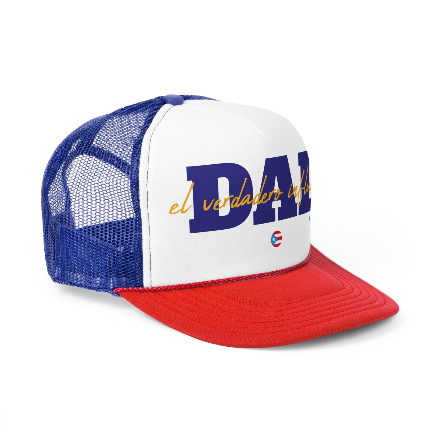 DAD El Verdadero Influencer Puerto Rican Pride Trucker Caps FREE SHIPPING