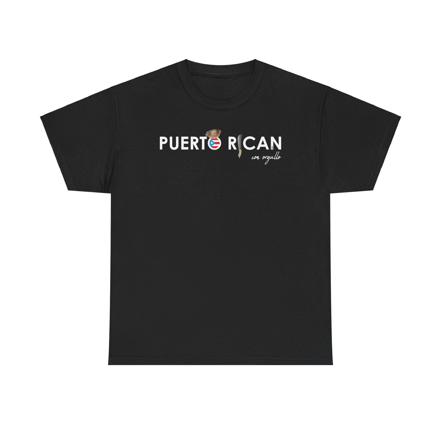 Puerto Rican con Orgullo Unisex Heavy Cotton Tee