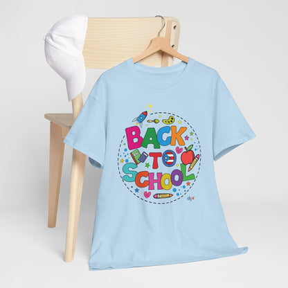 Back to School Boricua Student Heavy Cotton Tee