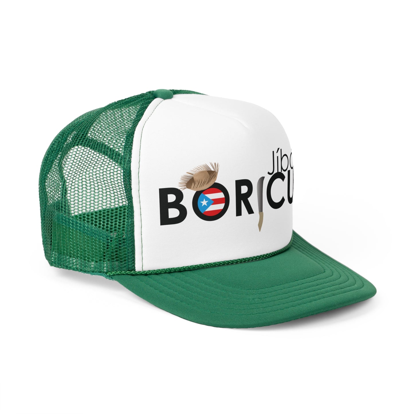 Jíbaro Boricua Puerto Rican Pride Trucker Caps FREE SHIPPING