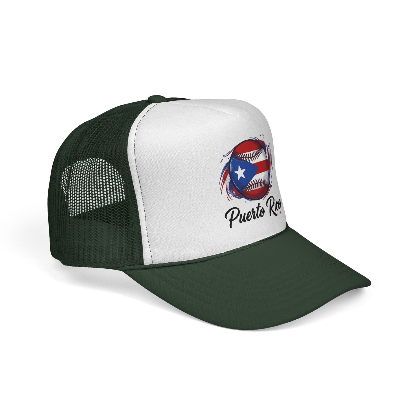 Puerto Rico Baseball Flag Trucker Caps FREE SHIPPING