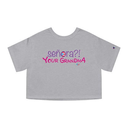 Señora Your Grandma Women's Flowy Cropped Tee