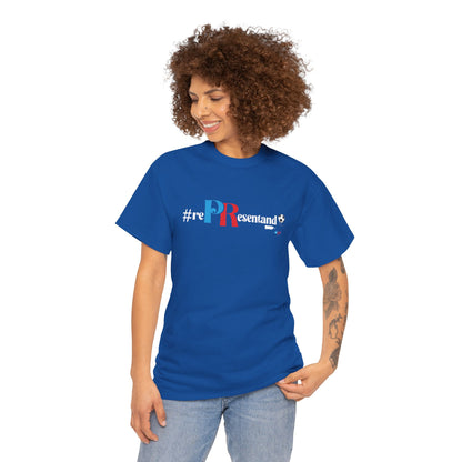 RePResentando Soccer Ball Unisex Heavy Cotton Tee