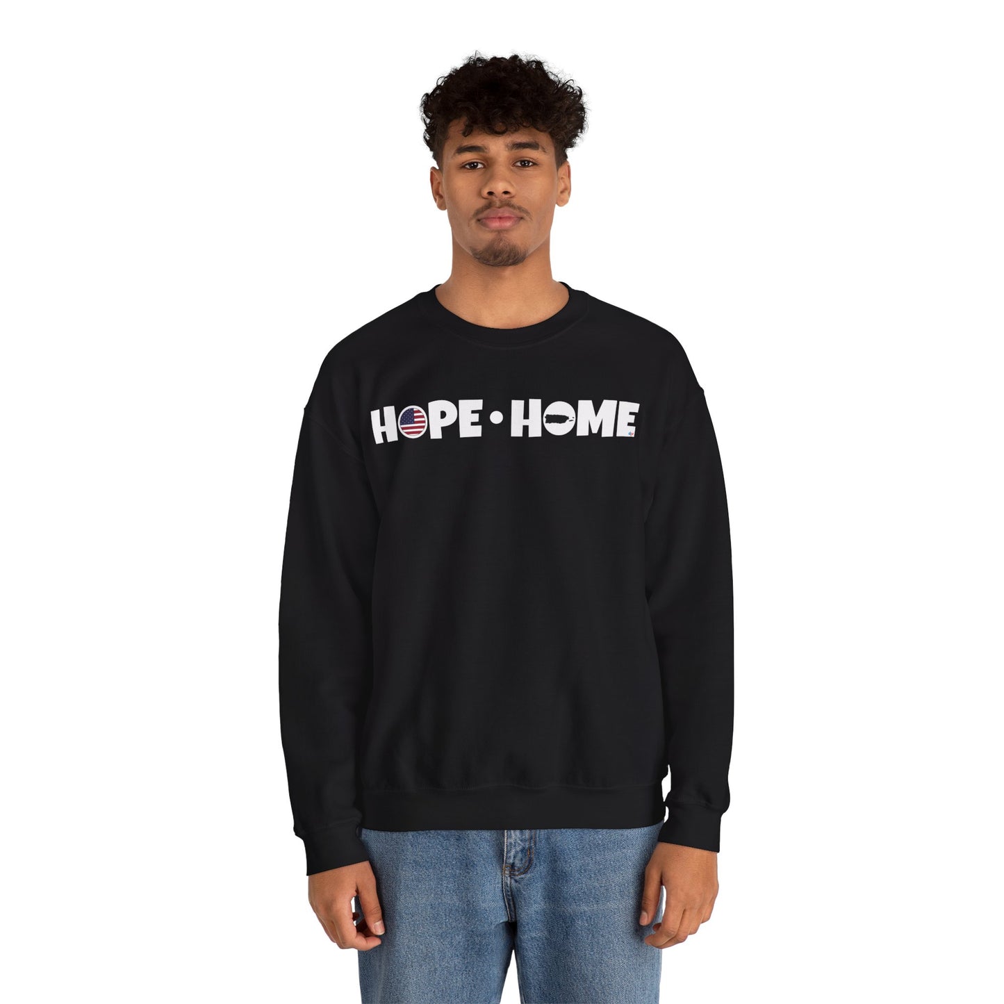 HOPE HOME PUERTO RICO Heavy Blend™ Crewneck Sweaters