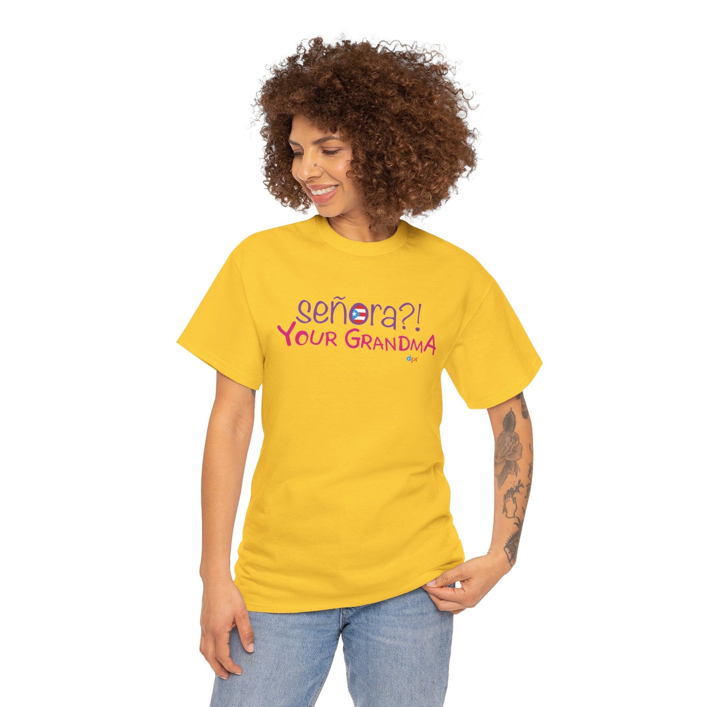 Señora Your GrandMa Heavy Cotton Tee