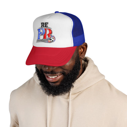 Puerto Rico Fire Soccer ball REPresentando Trucker Caps FREE SHIPPING