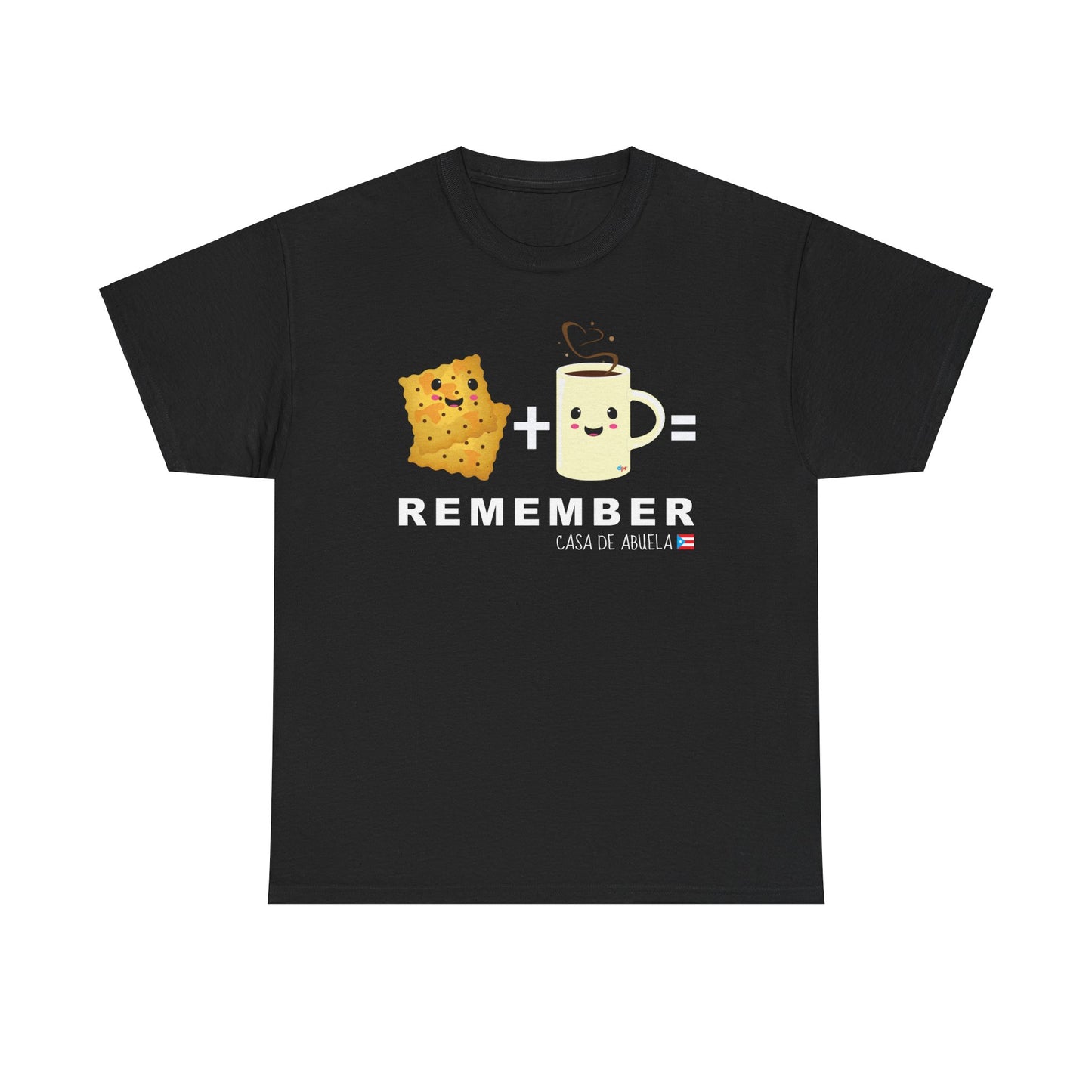Crackers & Coffee REMEMBER ABUELA Unisex Heavy Cotton Tee