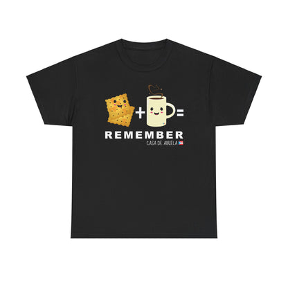 Crackers & Coffee REMEMBER ABUELA Unisex Heavy Cotton Tee