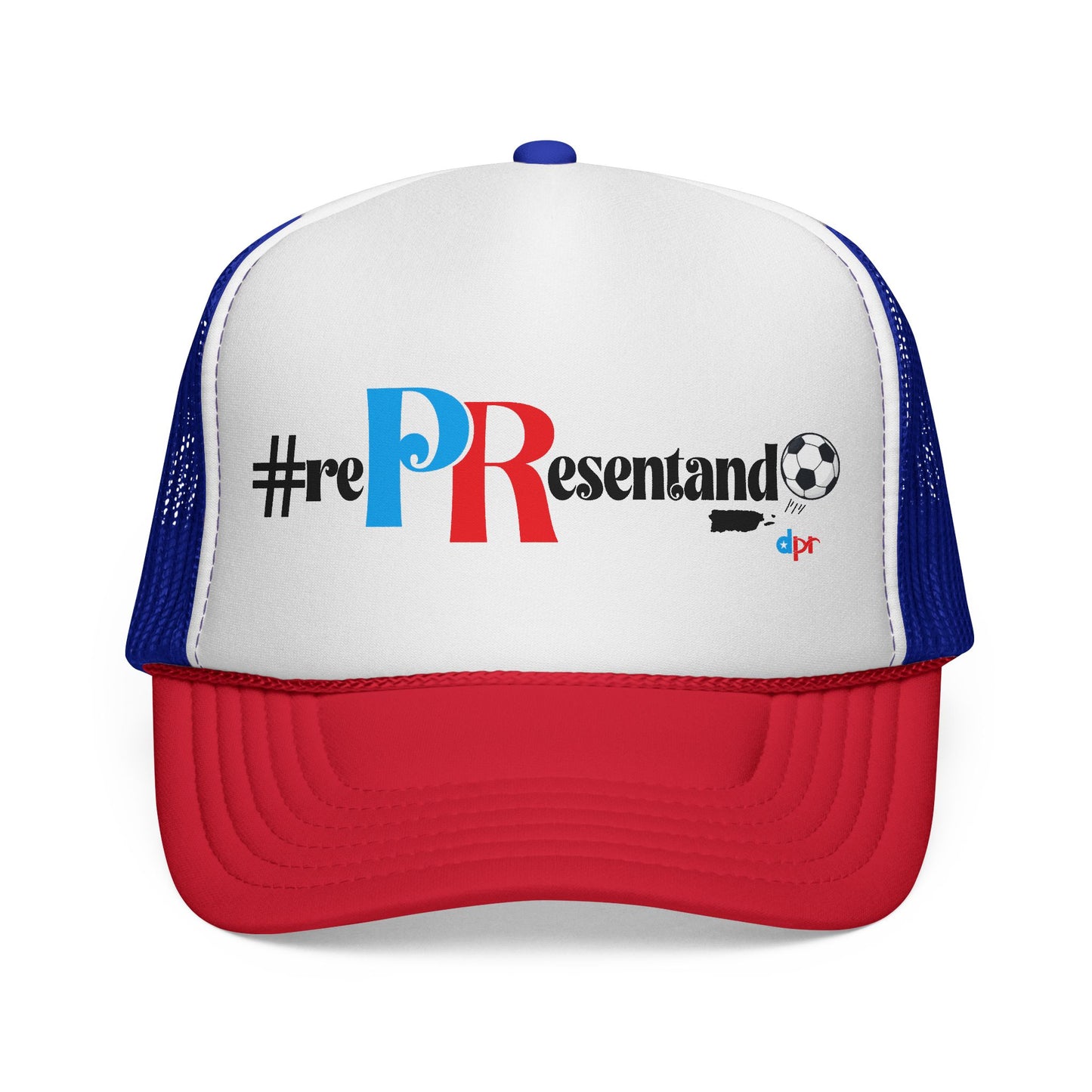 Copy of RePResentando Soccer Puerto Rican Pride Trucker Caps FREE SHIPPING