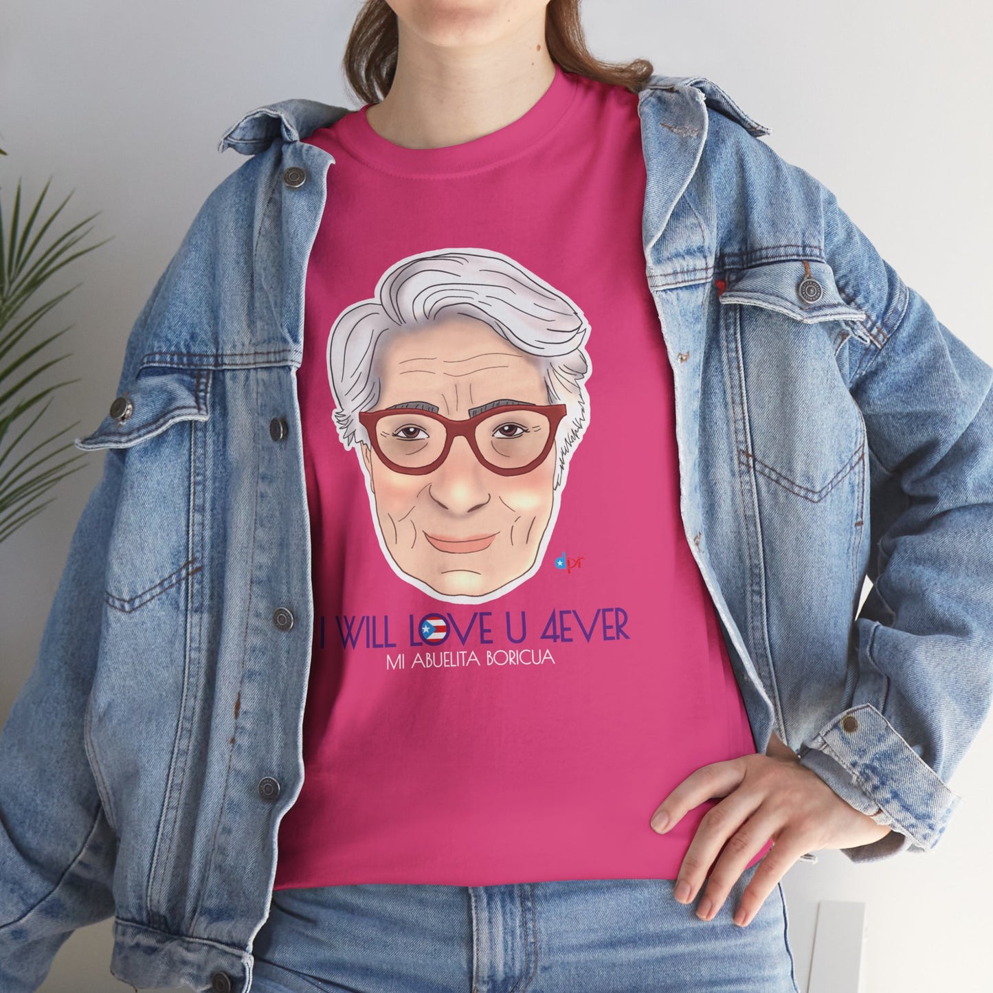 I Will Love You Forever Abuelita Boricua Heavy Cotton Tee