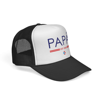 Copy of Papá Established 2026 Puerto Rican Pride Trucker Caps FREE SHIPPING