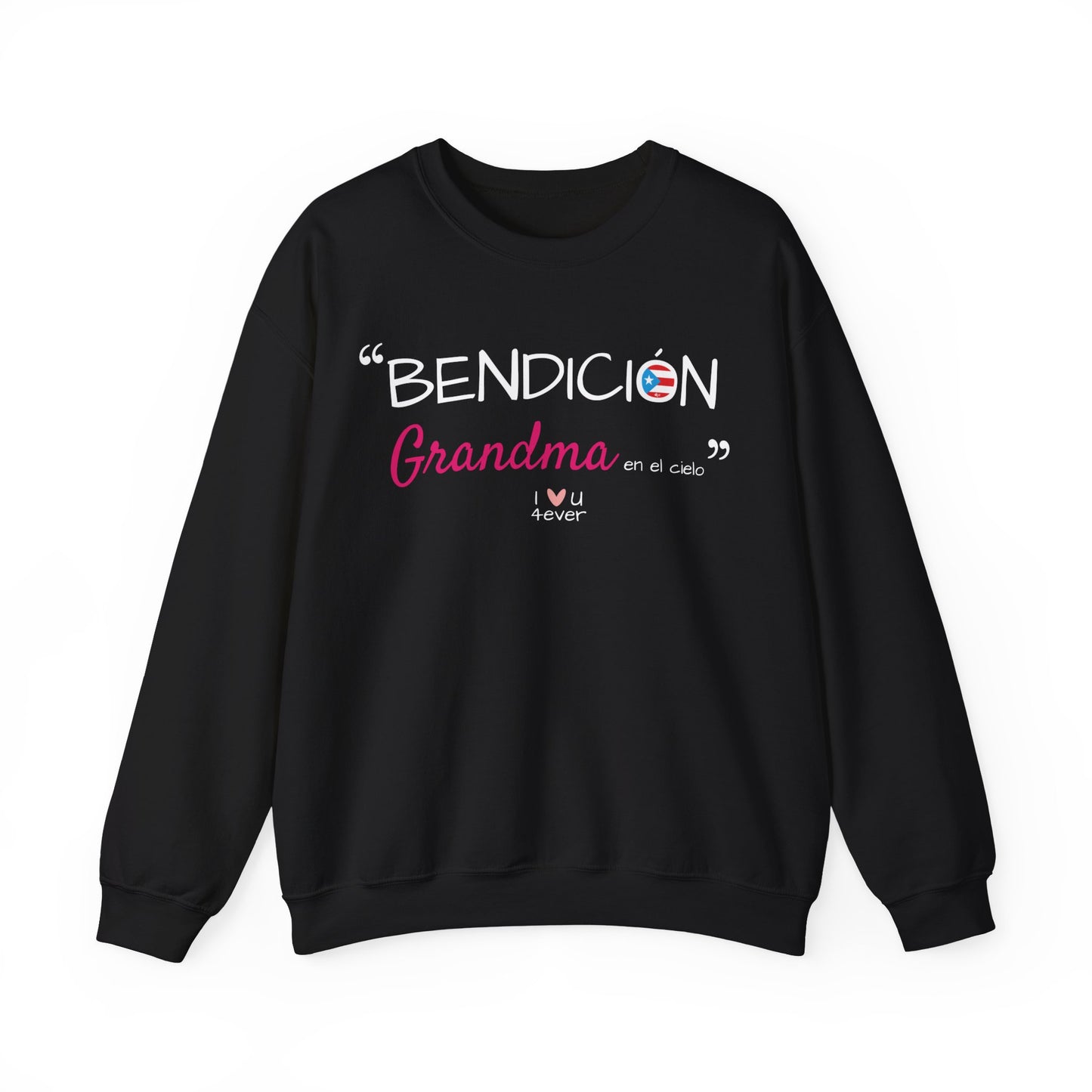 Bendición Grandma Boricua Unisex Heavy Blend™ Crewneck Sweaters