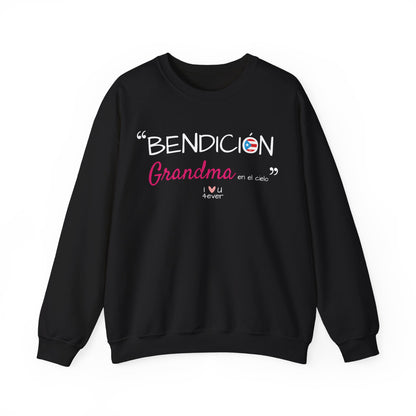 Bendición Grandma Boricua Unisex Heavy Blend™ Crewneck Sweaters