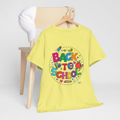 Back to School Boricua Student Heavy Cotton Tee